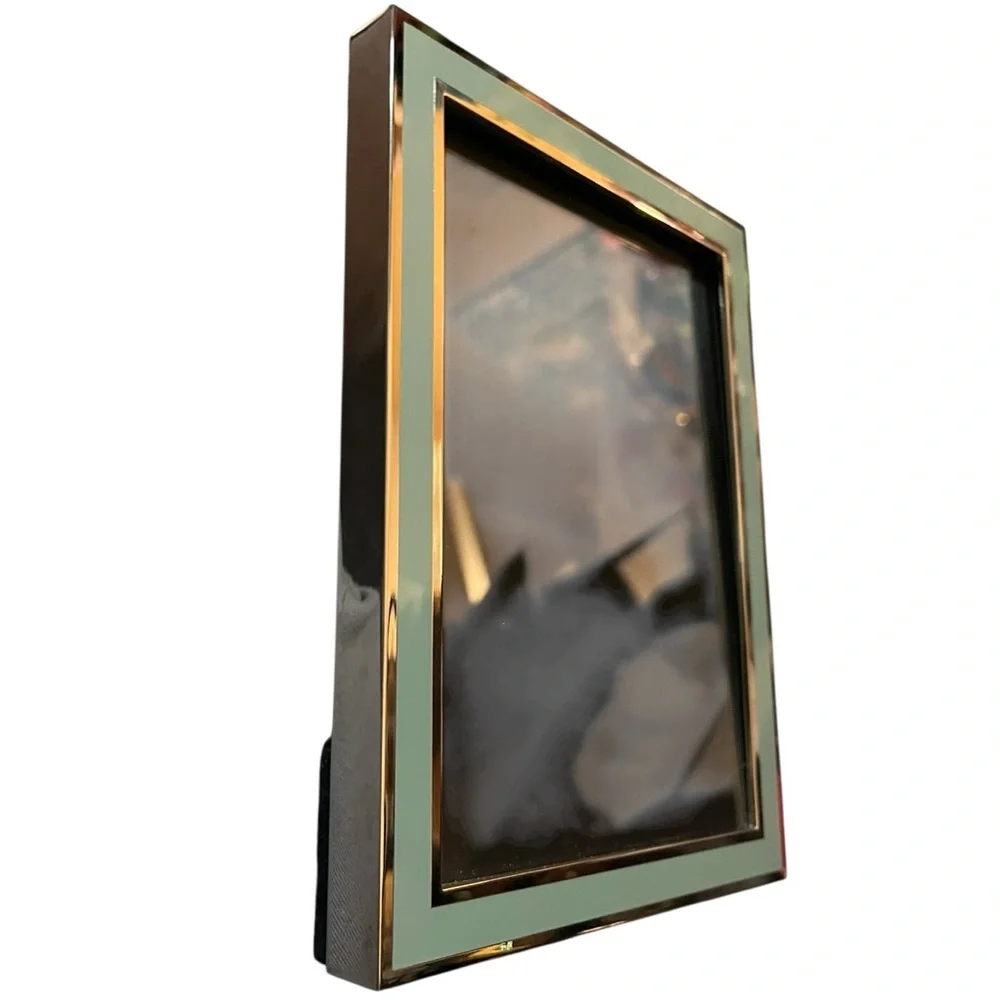 Restoration Hardware Silver Sage Greenwich 5x7 photo Frame Minimalist sleek gift